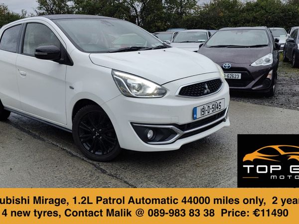 Mitsubishi Mirage Hatchback, Petrol, 2019, White