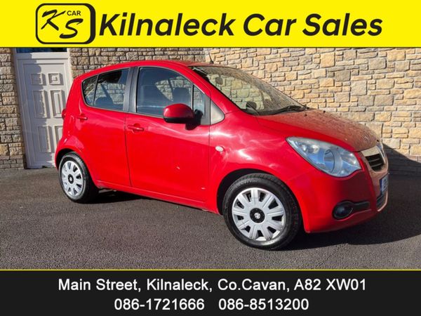 Vauxhall Agila Hatchback, Petrol, 2013, Red