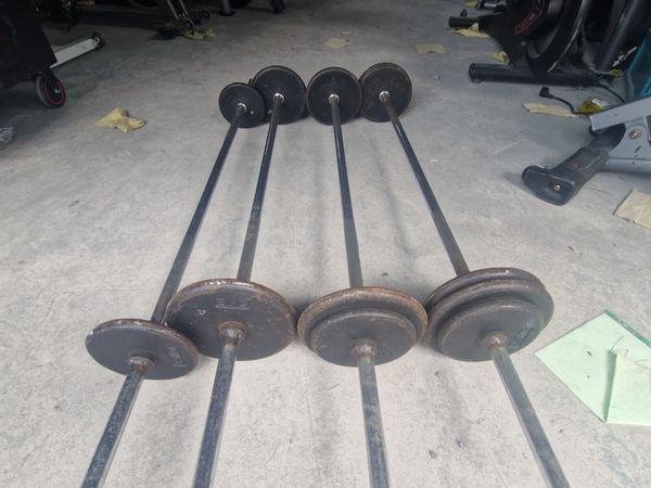 Second hand barbells for sale sale