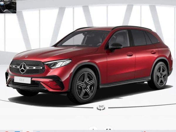 Mercedes-Benz GLC SUV, Diesel Hybrid, 2025, Red
