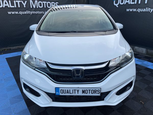 Honda Fit Hatchback, Petrol Hybrid, 2019, White