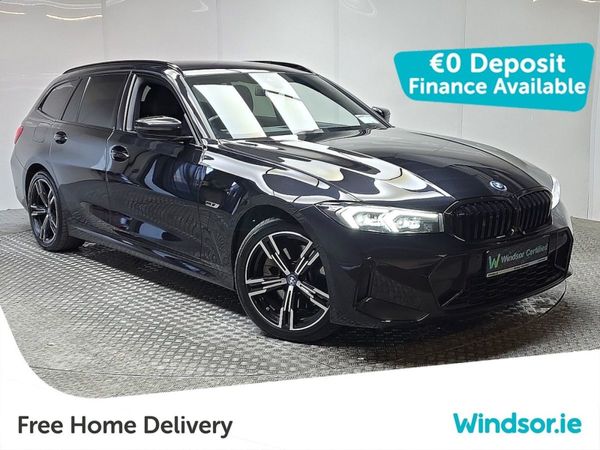 BMW 3-Series Estate, Petrol Plug-in Hybrid, 2023, Black