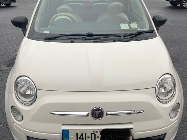 Fiat 500 Hatchback, Petrol, 2014, White