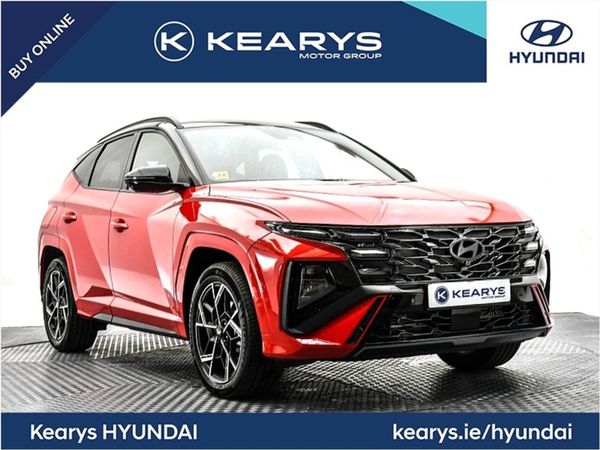 Hyundai Tucson SUV, Petrol Plug-in Hybrid, 2025, Red