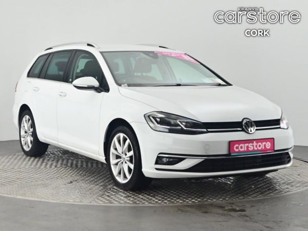 Volkswagen Golf Estate, Petrol, 2019, White