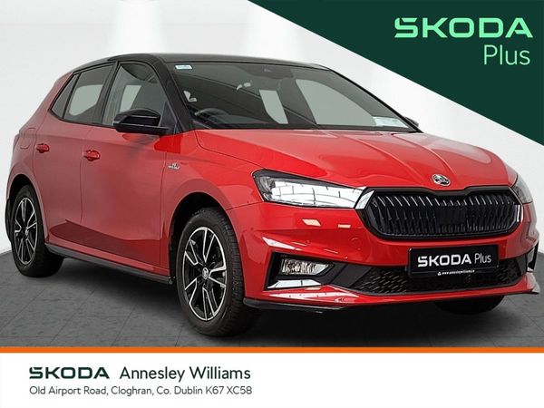 Skoda Fabia Hatchback, Petrol, 2024, Red