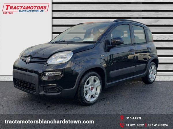 Fiat Panda Hatchback, Petrol Hybrid, 2025, Black