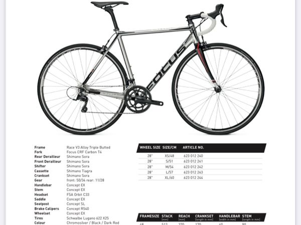 Focus road bike sale hotsell