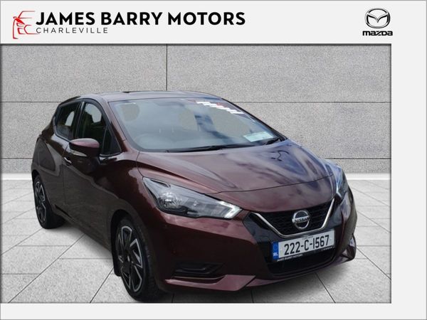 Nissan Micra Hatchback, Petrol, 2022, Red