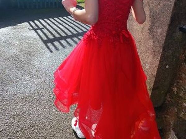 Red dresses for confirmation sales
