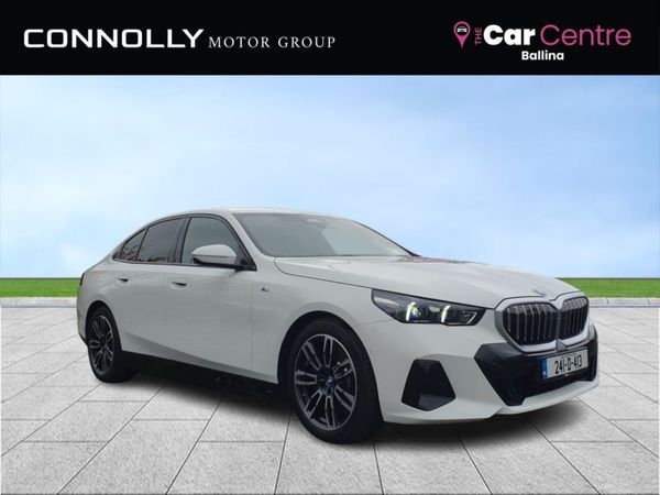 BMW 5-Series Saloon, Petrol Plug-in Hybrid, 2024, White