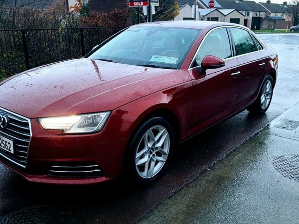 Audi A4 Saloon, Diesel, 2017, Red