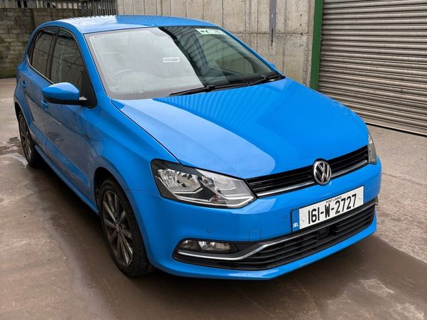 Volkswagen Polo Hatchback, Petrol, 2016, Blue