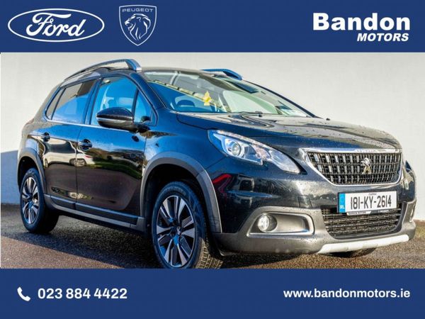 Peugeot 2008 Hatchback, Petrol, 2018, Black