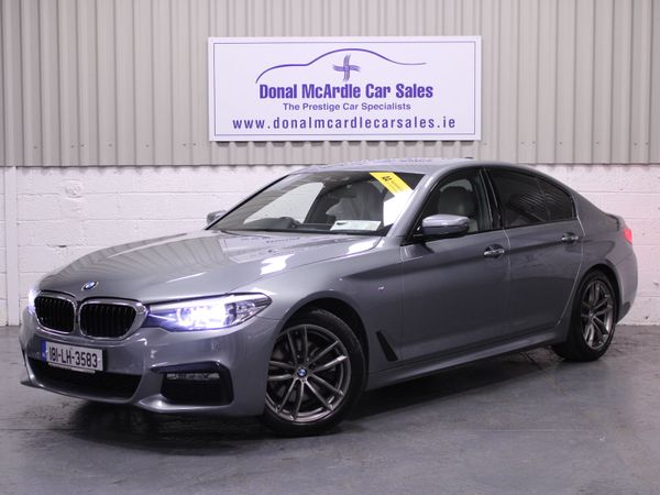 BMW 5-Series Saloon, Diesel, 2018, Blue