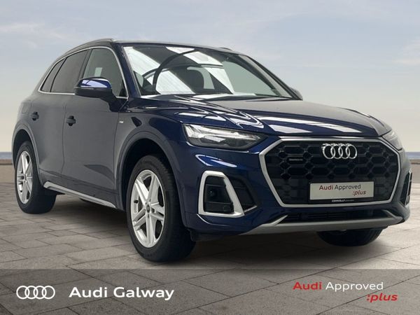 Audi Q5 SUV, Petrol Hybrid, 2024, Blue