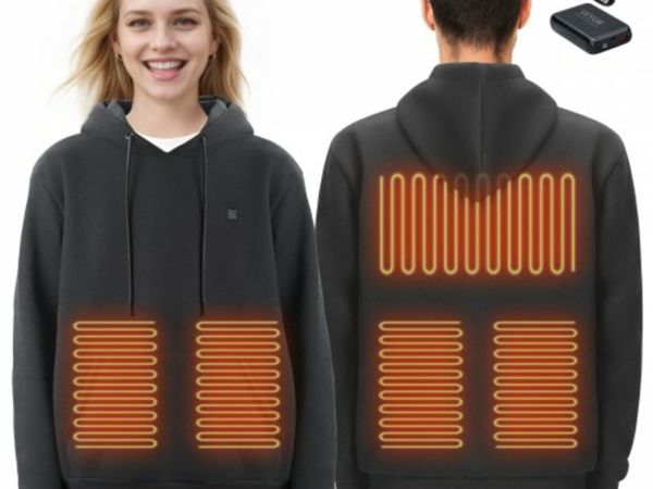 Heated Hoodie Sweatshirt Unisex with Battery for M for sale in Co. Dublin for 175 on DoneDeal