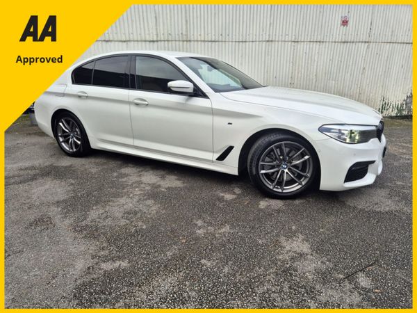 BMW 5-Series Saloon, Diesel, 2019, White