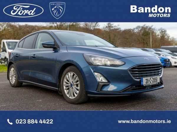 Ford Focus Hatchback, Petrol Hybrid, 2021, Blue