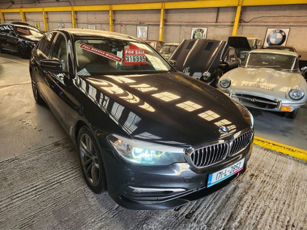 BMW 5-Series Saloon, Diesel, 2017, Black