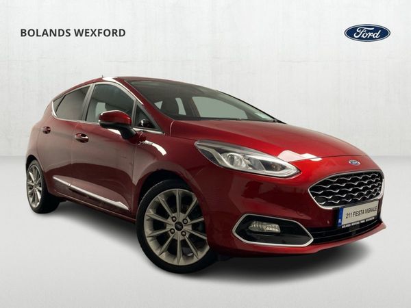 Ford Fiesta Hatchback, Petrol Hybrid, 2021, Red