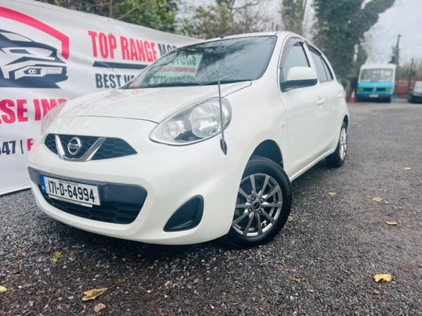 Nissan March Hatchback, Petrol, 2017, White