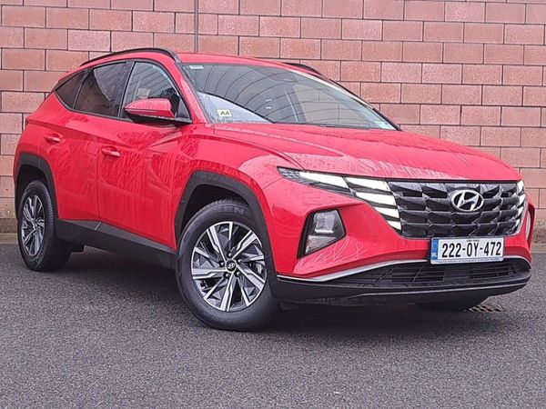 Hyundai Tucson SUV, Petrol Hybrid, 2022, Red