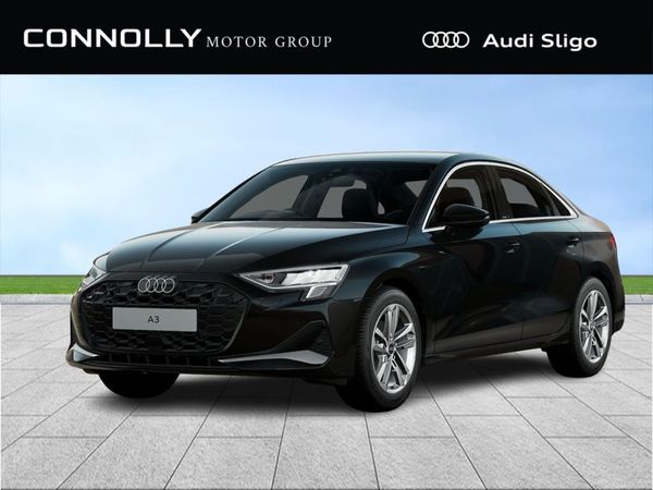 Audi A3 Saloon, Petrol, 2025, Black