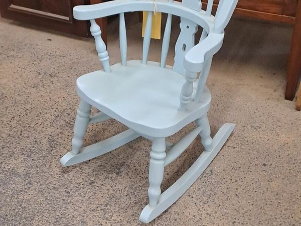 Childs white rocking chair online