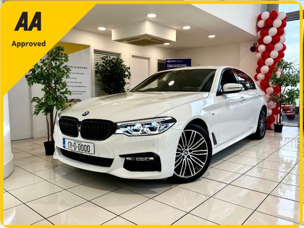 BMW 5-Series Saloon, Diesel, 2017, White