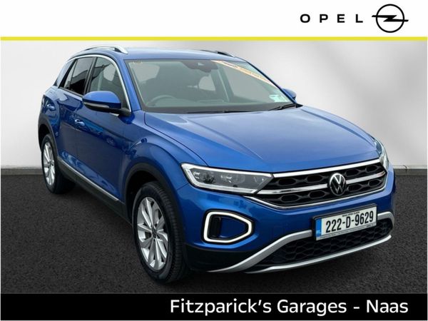 Volkswagen T-Roc SUV, Petrol, 2022, Blue