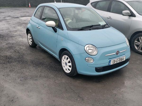 Fiat 500 Hatchback, Petrol, 2013, Blue
