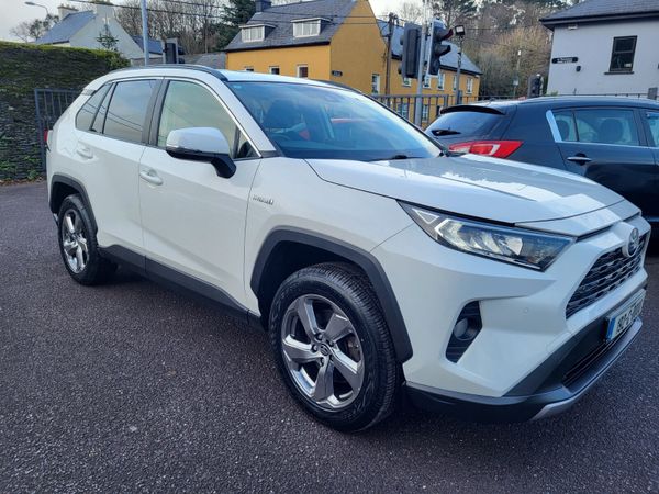 Toyota RAV4 SUV, Petrol Hybrid, 2019, White