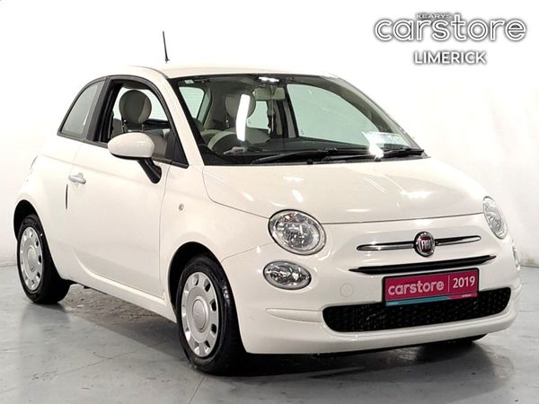 Fiat 500 Hatchback, Petrol, 2019, White