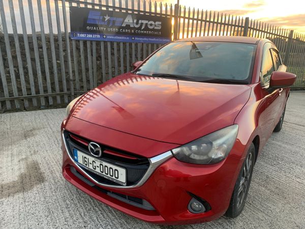 Mazda Demio Hatchback, Diesel, 2016, Red