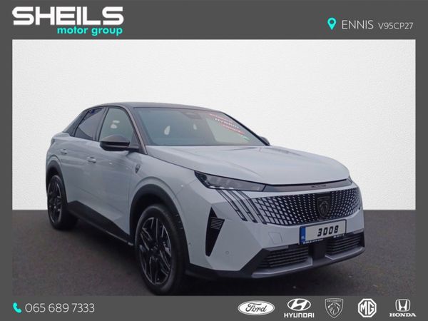 Peugeot 3008 SUV, Petrol Hybrid, 2025, White