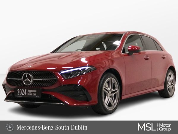 Mercedes-Benz A-Class Hatchback, Petrol Plug-in Hybrid, 2024, Red