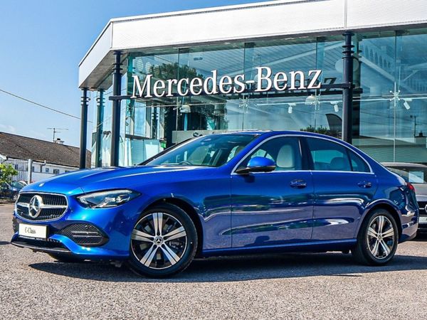 Mercedes-Benz C-Class Saloon, Diesel Hybrid, 2022, Blue