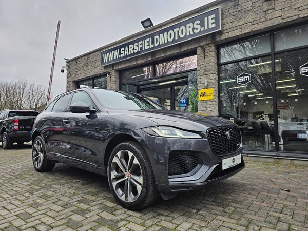 Jaguar F-Pace SUV, Petrol Plug-in Hybrid, 2022, Grey