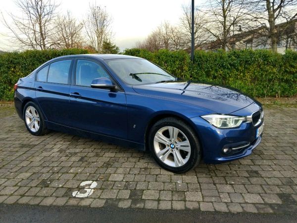 BMW 3-Series Saloon, Petrol Plug-in Hybrid, 2018, Blue