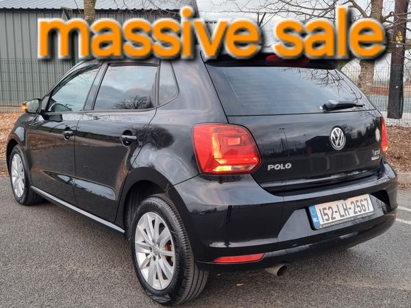 Volkswagen Polo Hatchback, Petrol, 2015, Black