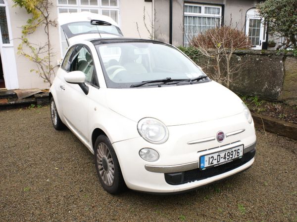 Fiat 500 Hatchback, Petrol, 2012, White