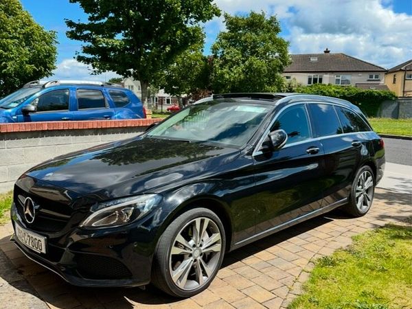 Mercedes-Benz C-Class Estate, Petrol Plug-in Hybrid, 2015, Black