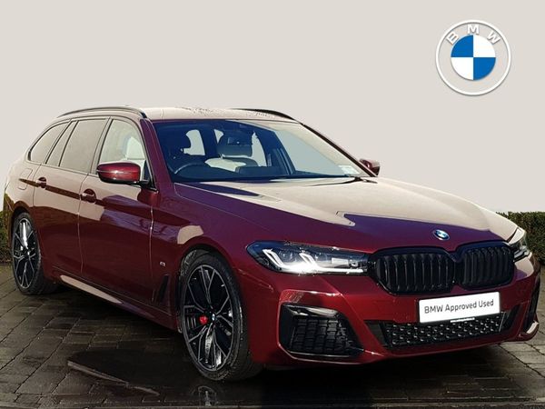 BMW 5-Series Estate, Diesel, 2024, Red