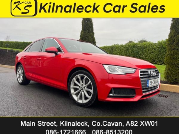 Audi A4 Saloon, Diesel, 2019, Red