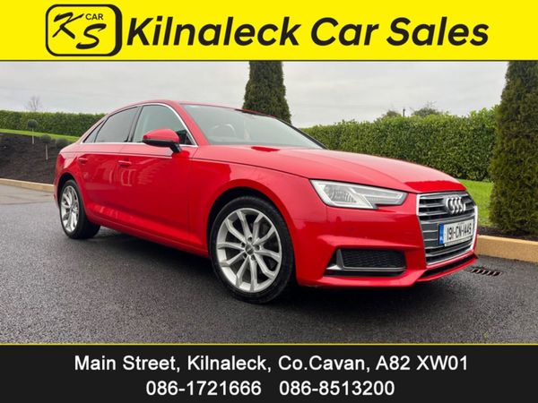 Audi A4 Saloon, Diesel, 2019, Red