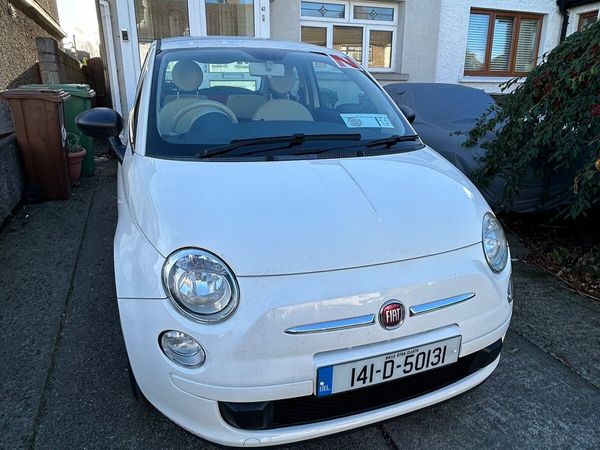 Fiat 500 Hatchback, Petrol, 2014, White