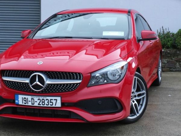 Mercedes-Benz CLA Saloon, Petrol, 2019, Red