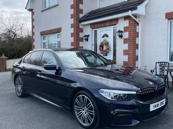 BMW 5-Series Saloon, Diesel, 2019, Black