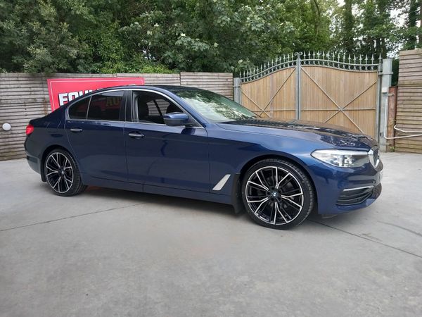 BMW 5-Series Saloon, Diesel, 2017, Blue